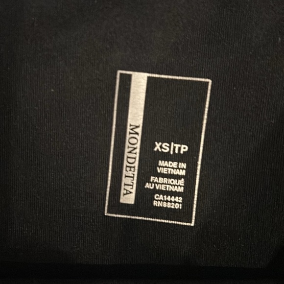 Mondetta Black Capri High-Waisted Leggins - Size XS - Excellent Condition - Picture 5 of 7